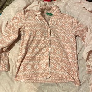 A two piece pajama set